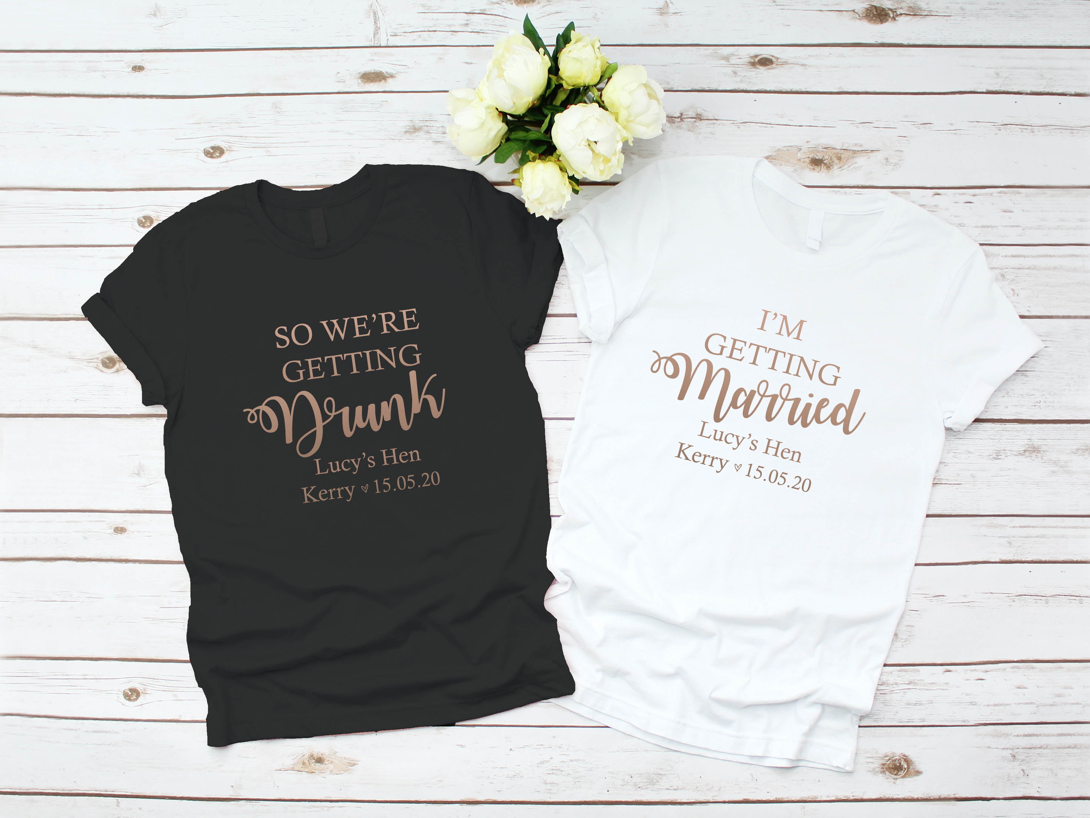 Getting Married Hen T Shirt Wedding Creations