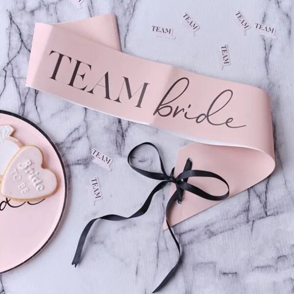 Future Mrs 'Team Bride' Sash 6pk