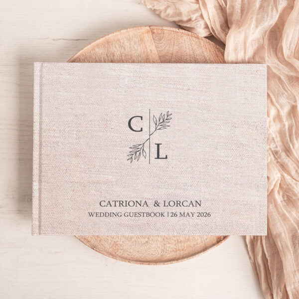 Linen Hardback Guestbook