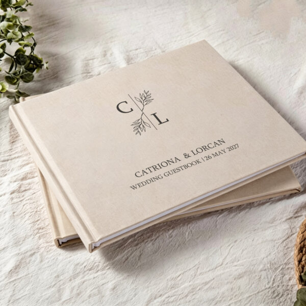 Linen Hardback Guestbook