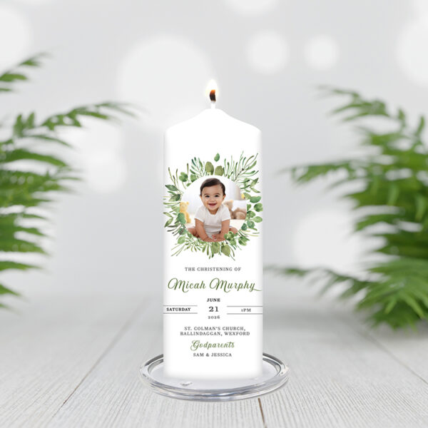 Photo Christening Candle