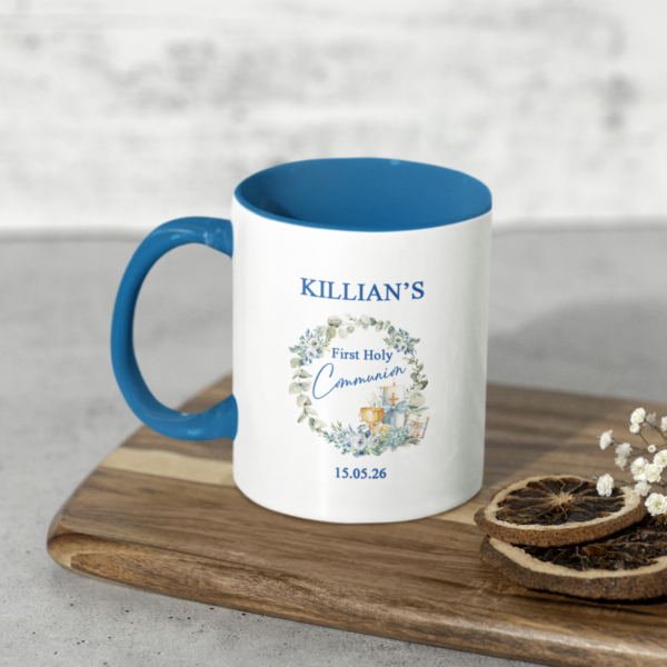 Blue/White Communion Mug