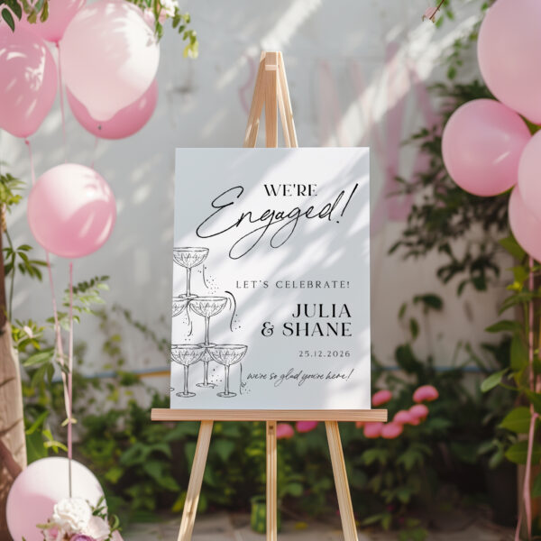 Engagement Sign Foamboard
